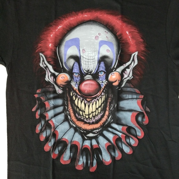 Insane Clown T-Shirt Scary Crazy Evil Horror Med - Picture 1 of 6